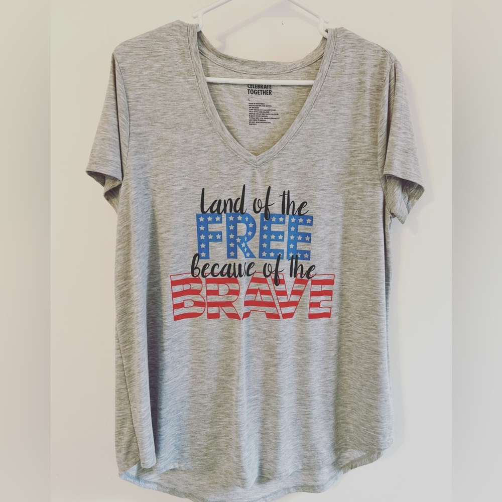 ⭐️WORN ONCE ⭐️WOMEN SIZE L ⭐️4TH OF JULY